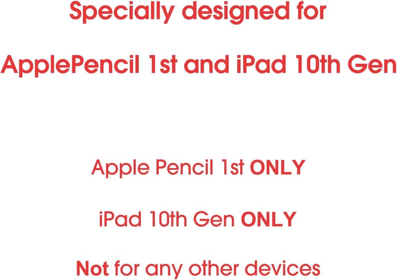 TechMatte USB C Pencil Adapter Designed for Apple Pencil 1st Generation, Only Compatible with iPad 10th Generation,Male USB-C to Female Lightning Pencil Charging Adapter - Image 2